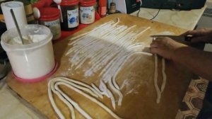 Хинкал по Рутульски из сушеного мяса.