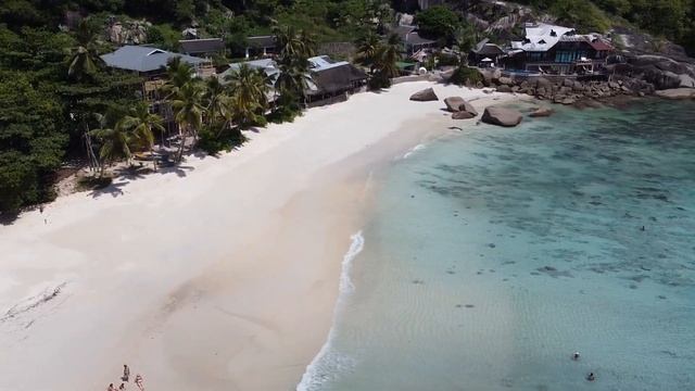 Anse Takamaka Beach (Drone views) #mahe #seychelles смотреть онлайн