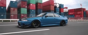 Nissan Skyline GT-R R33 на улицах Токио