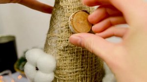 Новогодний Декор! Елочка Из Природных Материалов Своими Руками!