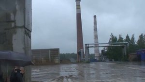 Снос трубы на КССК в г  Киров 10.07.2016.