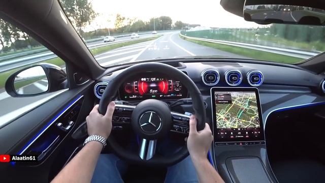 The New Mercedes C Class AMG 2023 Test Drive смотреть онлайн