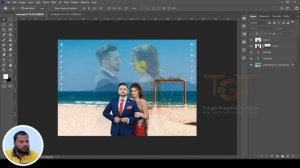 How to make double exposure in photoshop  | wedding Photo Dual Exposure Editing in telugu tutorial