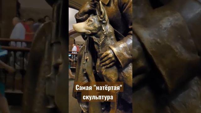 Натертая собака. Москва. Станция "Площадь революции"