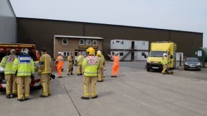 Обрушение стеллажей на складе