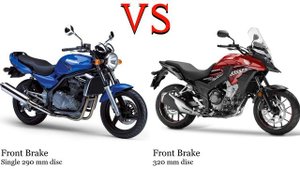Kawasaki ER 5 vs Honda CB 500 X Test specification comparison