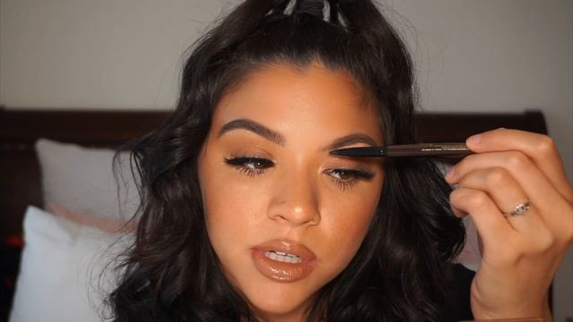 DOING MY BROWS W A BROW PENCIL  GEL EASY!!!!