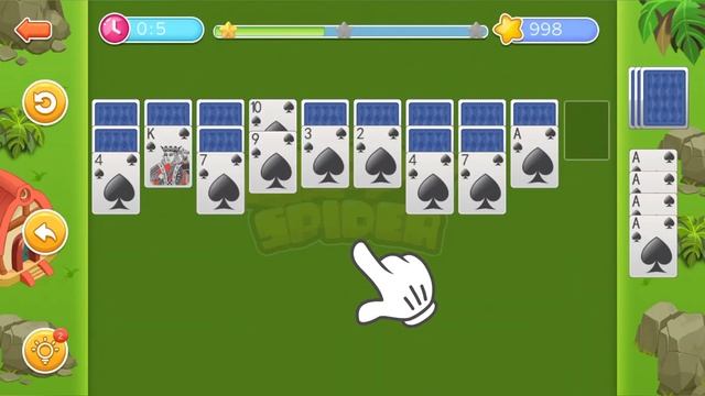 Spider Solitaire 2 10s смотреть онлайн