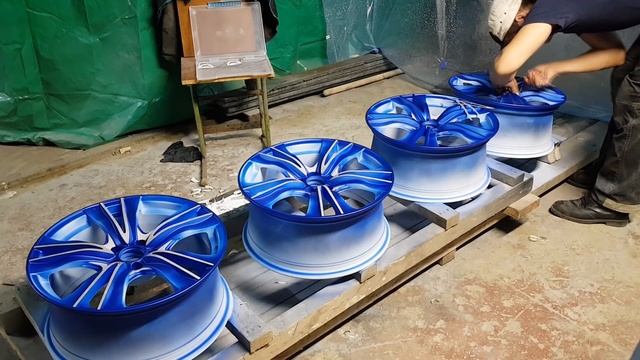 Покраска автомобильных дисков в два цвета смотреть онлайн