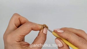 Двойная убавка при вязании крючком.