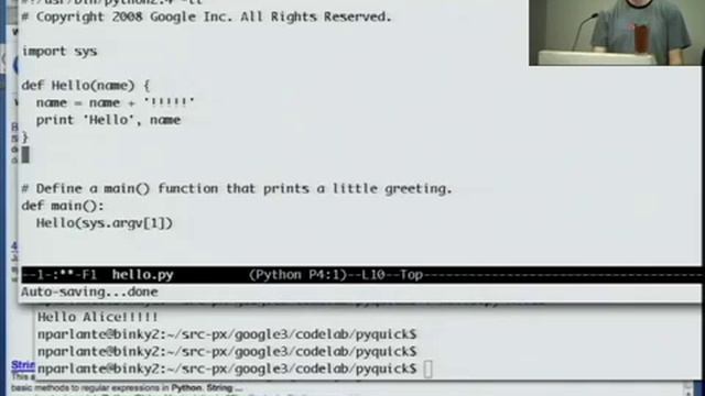 Google Python Class Day 1 Part 1 смотреть онлайн