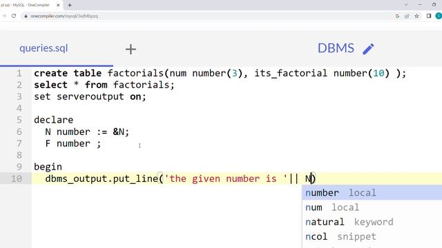 PL/SQL