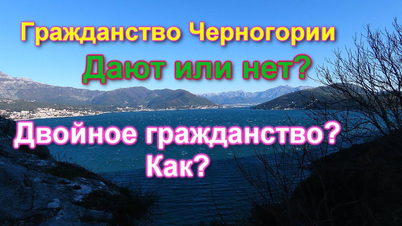 Гражданство Черногории
