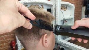Короткая детская стрижка // Textured Crew Cut Taper Fade // Как стричь детей // Короткие стрижки