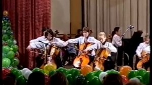 С.В. Рахманинов - романс "Весенние воды" в переложении для ансамбля виолончелистов.