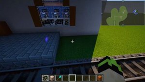 строю станцию для поездов в майнкрафт Immersive Railroading