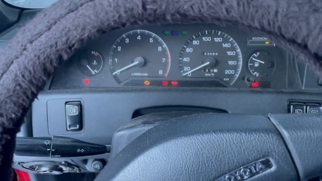 1992 Toyota Corolla E90 1.6 Cold Start -14°C смотреть онлайн