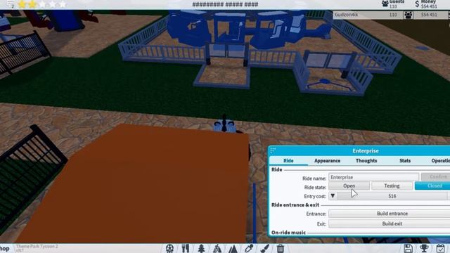 ПОСТРОИЛ СВОЙ ОГРОМНЫЙ ПАРК АТТРАКЦИОНОВ И РАЗВЛЕЧЕНИЙ В РОБЛОКС ТАЙКОНЕ. Roblox Theme Park Tycoon смотреть онлайн