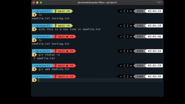 Git short status, staged diff, directory diff | Urdu
