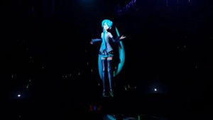 3D голограмма Miku