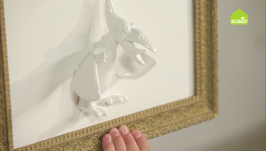 Объёмная картина из игрушки. Оригинальный декор для вашей детской своими руками