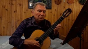 Эраст Абаза. Утро туманное (на гитаре). Обработка Олега Копенкова