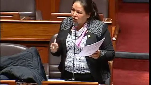 Congresista Julia Teves en el Pleno del Congreso смотреть онлайн