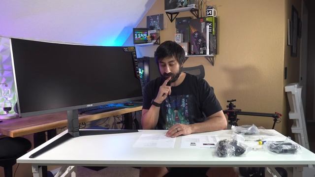 ASUS TUF Gaming 34inch 165hz Monitor Unboxing! (VG34VQL1B) смотреть онлайн