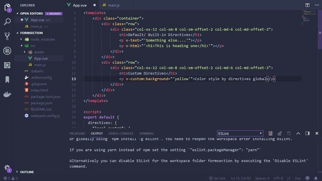 Ep12 | #07 | Đăng ký local cho một directives trong Vue.js - RHP Team