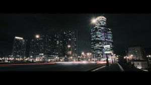 ночная Москва (таймлапс и гиперлапс)