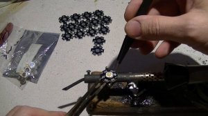 Как припаять мощный светодиод к подложке.