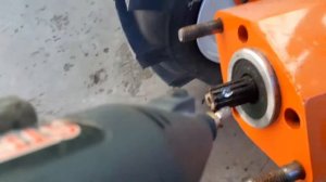 Доработка ВОМ  мотоблока Goldoni (Кутаиси) под шлицевую муфту