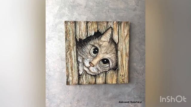 Авторская интерьерная живопись декоративными штукатурками от художника Александра Слабецкого. смотреть онлайн