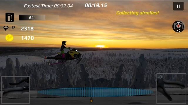 Sled Bandit snowmobile game for iOS and Android смотреть онлайн