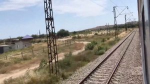 Едем из Махачкалы в Дербент на электричке