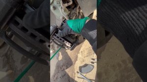 замена передних тормозных колодок nubira