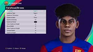 [PES 2021 | PES 2020 | PES 2019] LAMINE YAMAL FACE BUILD AND STATS