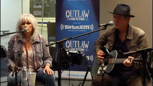 Emmylou Harris, Rodney Crowell, & Elvis Costello "Wheels" Live @ SirusXM // Outlaw Country