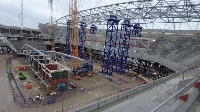 TOWER RENOVATION CONTINUES | Latest Everton Stadium footage смотреть онлайн