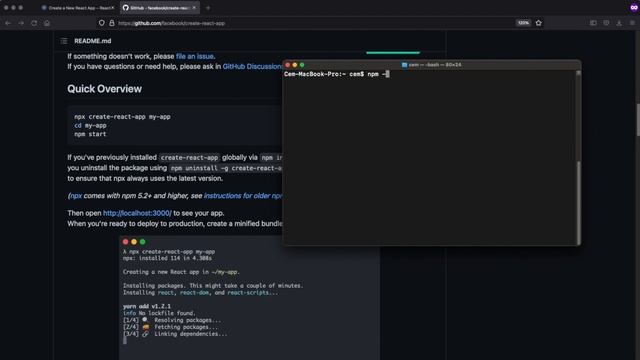 React Installation (create-react-app NPX) & VS Code Environment Setup (Ep. 2) смотреть онлайн