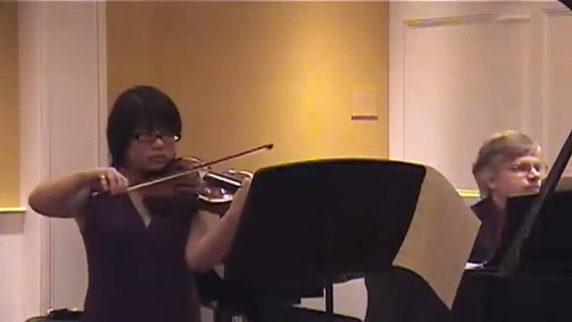 Suhana Plays Eric Sawyer's Sonata for Violin and Piano III