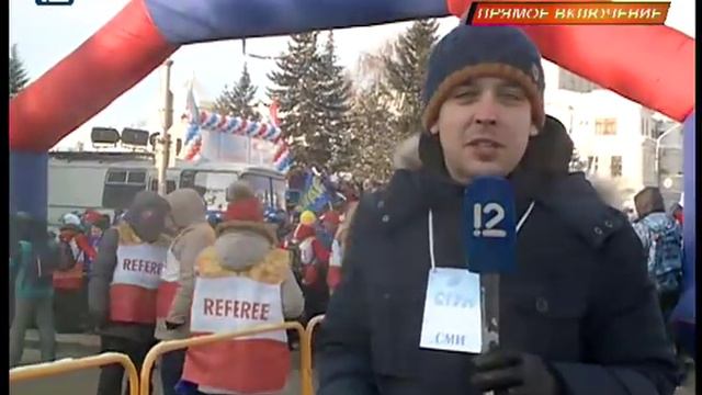 Рождественский полумарафон в Омске 2016 год (часть 1) смотреть онлайн