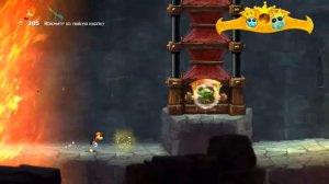 Игра  Rayman Legends.Спасаем Барбару.Прохождение 5-ти летней девочкой.