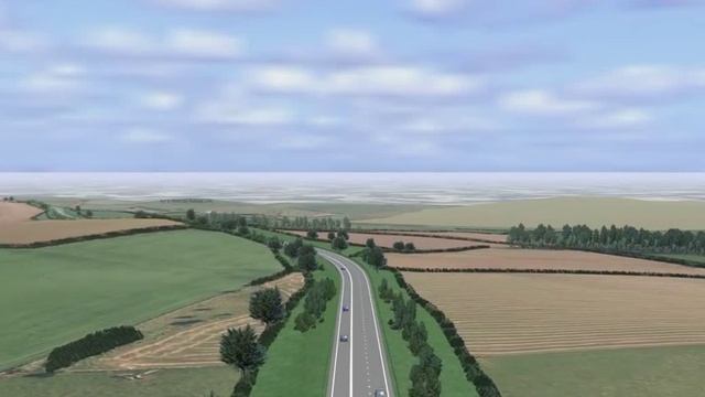 Maybole bypass Project - Flythrough visualisation смотреть онлайн