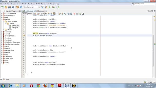 Aplicacion de Action Listener en java смотреть онлайн