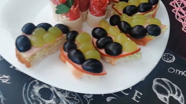 3 вида закусок🥪 Бутерброды на праздничный стол