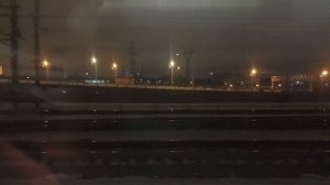 РАЗГОН ЭЛЕКТРОПОЕЗДА ЭТ2М ВИД ИЗ САЛОНА // ЛЕНИНГРАДСКОЕ НАПРАВЛЕНИЕ