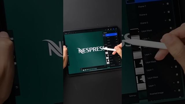 Best Coffee Logo Animation ? logoanimation procreate nespresso