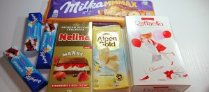 АСМР ВИДЕО/распаковка шоколада и конфет/ для вашего удовлетворения/ Милка/Рафаэлло