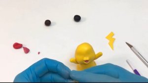 Пикачу Покемон PIKACHU как слепит Пикачу Покемона